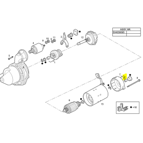 boccola motorino avviamento iveco 42535275