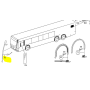 rivestimento montante dx citaro mercedes a6286902100