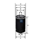 filtro olio M14 X1,5 valvola blocco ufi 2310400 general mot 93156260