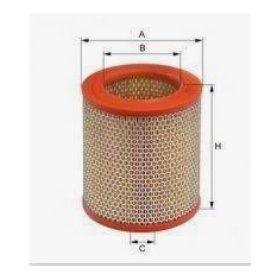 filtro aria daily f35 iveco 1901601