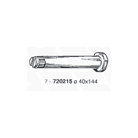 perno filettato per puntoni/barre di reazione trasversale M40x1,5 L 144 iveco 4724473