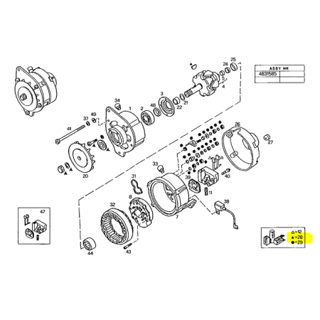 serie ricambi alternatore bosch 1127011064 iveco 8122284 194138 a0005866315