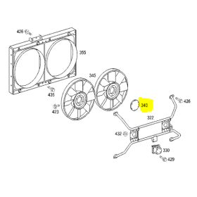 mozzo comando ventilatore citaro mercedes a6285060714