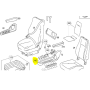 leva bloccaggio verticale sedile isri citaro mercedes a0009111618
