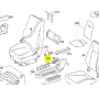 leva a dx per sedile conducente isri citaro mercedes a0009130364