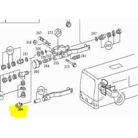 giunto per valvola livellatrice tourino mercedes a0019972971