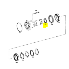 paraolio mozzo posteriore mercedes a0249975547