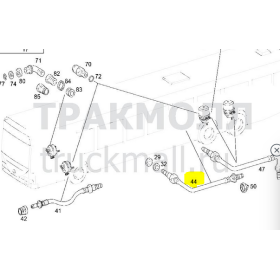 tubo flessibile freno posteriore citaro mercedes a6284200148