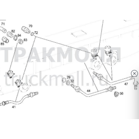 tubo flessibile posteriore citaro mercedes a6284200248