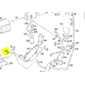 risonatore/aspirazione d'aria compressore aria mercedes a6285203002