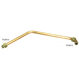 tubo compressore in rame dm 16mm raccordato iveco 4839081