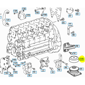 cappuccio tassello supporto motore mercedes a0212230213