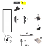 piastra/riscontro bloccaggio su vano superiore iveco 61154280