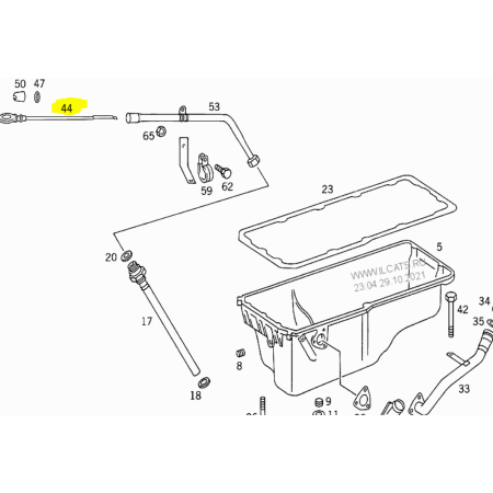 asta olio motore mercedes A4440101372