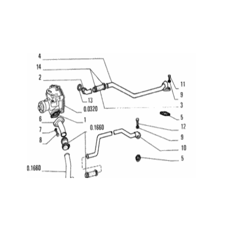 tubo/manicot flessib raff scambiatore mot dm18 iveco 12077086 98434883