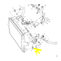 tubo/manicotto in gomma flessibile inferiore radiatore scania 1523338
