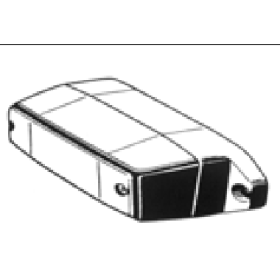piastra fanalino luce targa 8451027