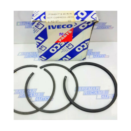 kit segmenti pistone compressore aria dm 80 iveco 79071644 93161305