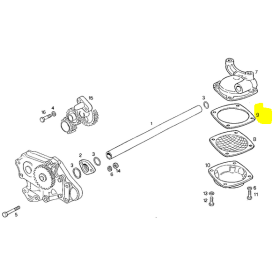 guarnizione pompa olio motore iveco 61319056