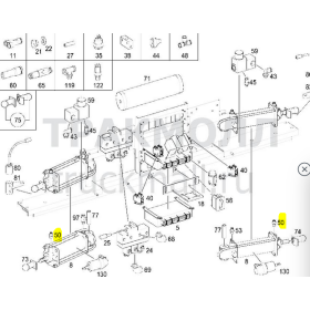 raccordo aria porte ad innesto rapido e filettato mercedes a0009975971