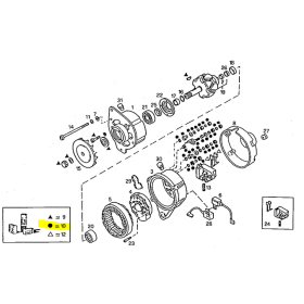 kit ricambi alternatore iveco 8124787