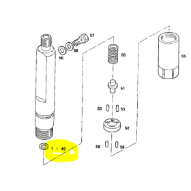 spessori di registro iniettore SHIM SP1,2 MM  conf 5pz iveco 93194706