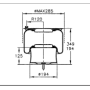 cella completa sospensione posteriore 1s 285 20 iveco 4823495
