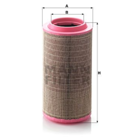 filtro aria H 533 dm int 170  dm est 267 iveco 42537392 bosch s0248