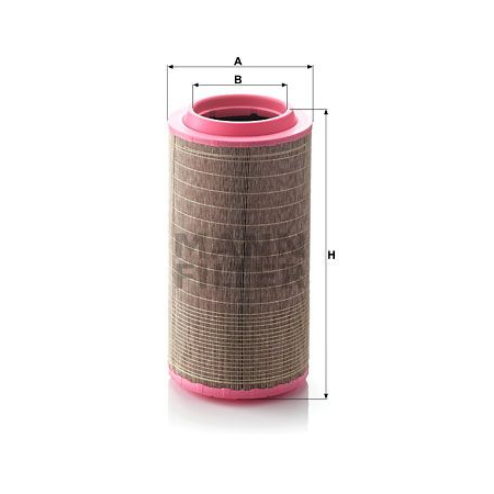 filtro aria H 533 dm int 170  dm est 267 iveco 42537392 bosch s0248