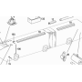 plafoniera interna citaro L 3698mm mercedes a6288270029