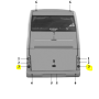 fanale posteriore retronebbia/freccia domino 2001 iveco 71701600