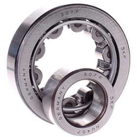cuscinetto una corona cilindrico radiale acciaio 35x100x25 skf nu407