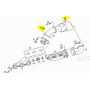dado collettore di scarico m8x1,25 mercedes a0099903150 A0009902850