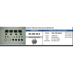 kit valvola protezione 4 vie wabco 9347020042 iveco 42487276 volvo 85105823