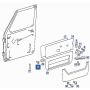 tassello per montaggio parti carrozzeria 10x10x20 mercedes a0009880625
