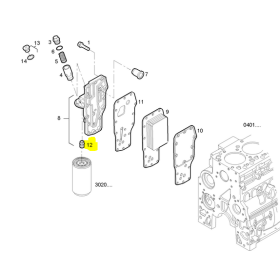 raccordo filettato di uninione filtro supporto iveco 4893391