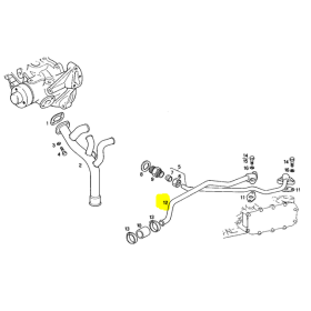 tubo rigido acqua dallo scambiatore iveco 98418659 39121311