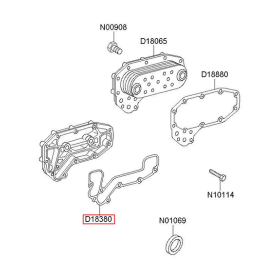 guarnizione radiatore olio/scambiatore mercedes a0001883380