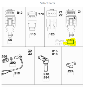 scatola a bussola per prese elettriche mercedes a0001501627