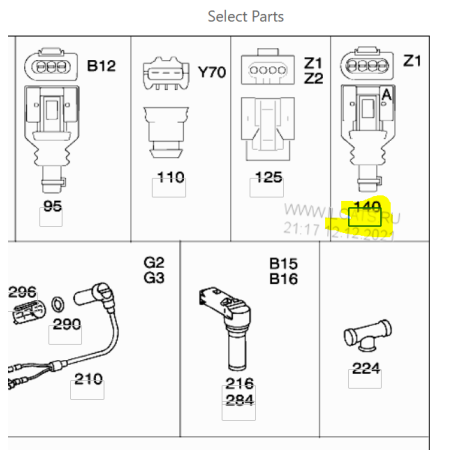 scatola a bussola per prese elettriche mercedes a0001501627