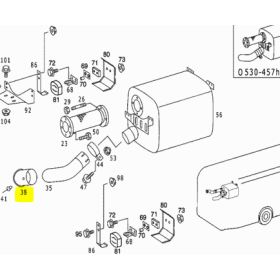 terminale scarico mercedes a3574920814 a3574921314