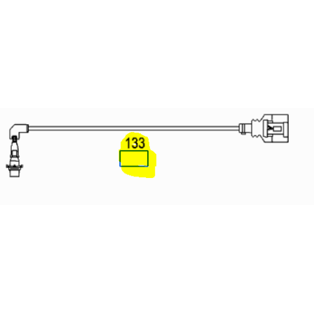 cavo elettrico per sonda terminale di scarico mercedes a4571507433