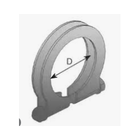 collare di fissaggio scarico 92-96 iveco 4839514