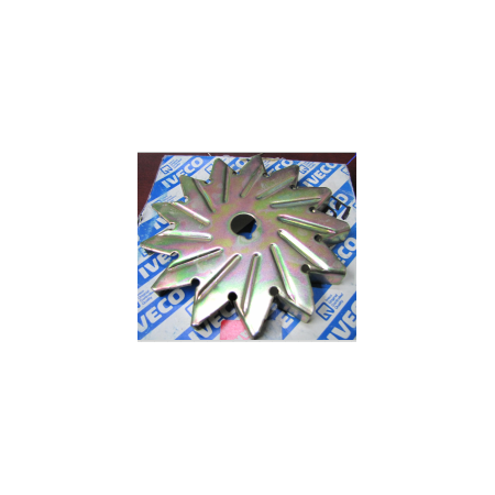 ventola alternatore dm140 foro 16mm alloggio chiavetta iveco 4610728