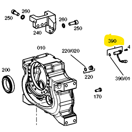 motore elettrico per ventilatore abitacolo con doppio asse iveco 93160434