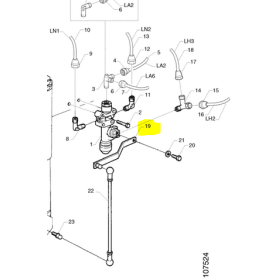 leva valvola livellatrice scania 485824