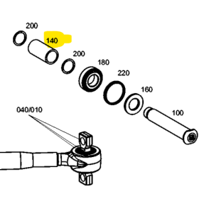 boccola braccio oscillante mercedes a6293320048