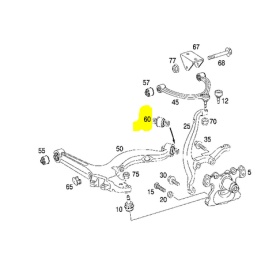 silentblock braccio oscillante inferiore mercedes a4443330127