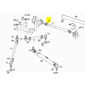 flangia di trasmissione idroguida mercedes a0004112311