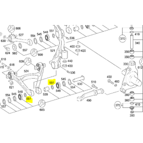 rondella distanziale 1,65mm fuso a snodo mercedes a0003322652